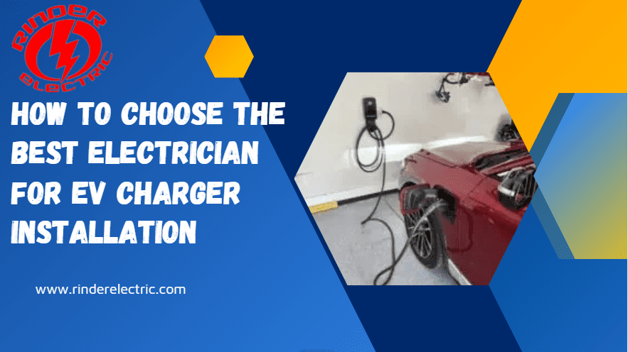 A red electric motor sitting on top of the floor.