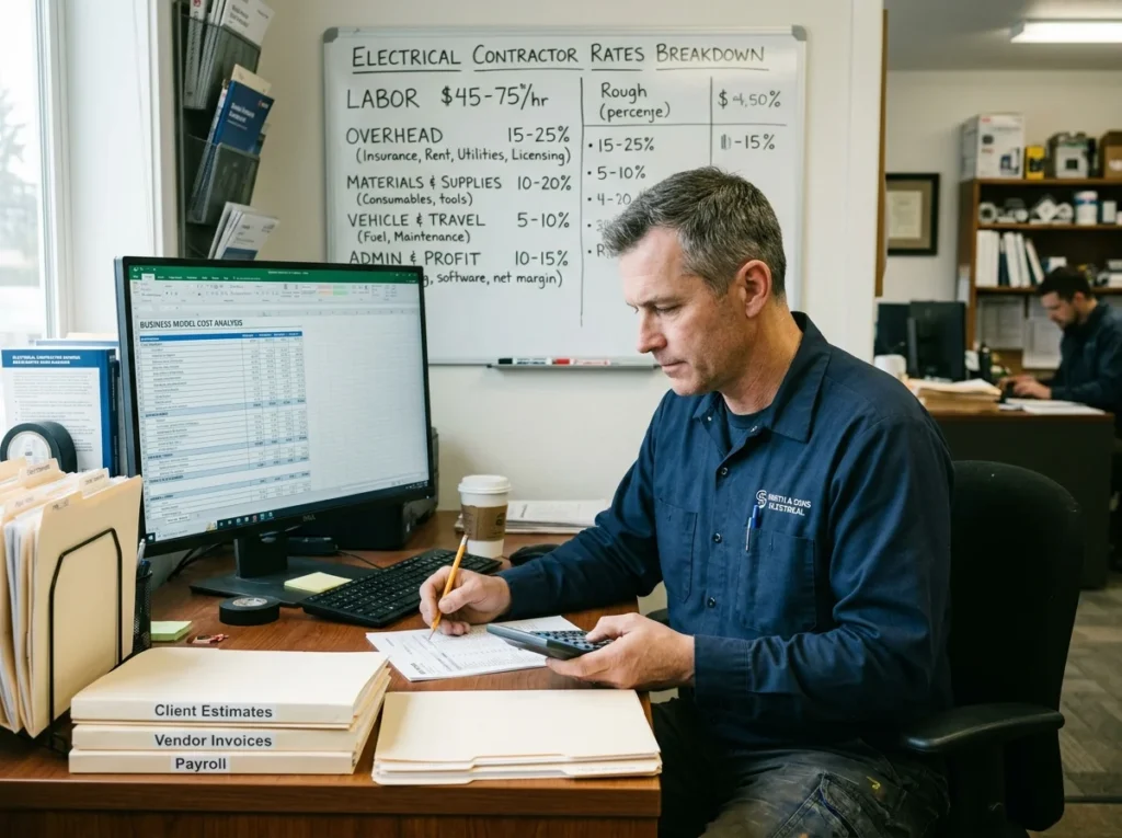 Electrical Contractor Rates Business Model Costs