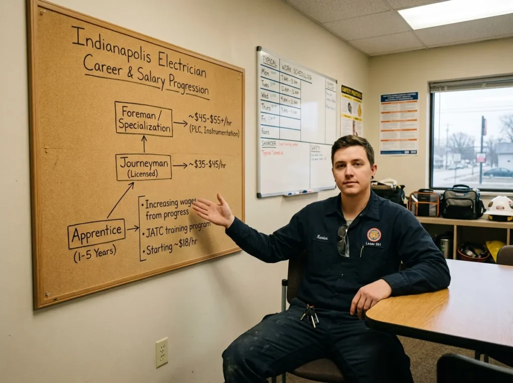 Electrician Salary Indianapolis Career Progression