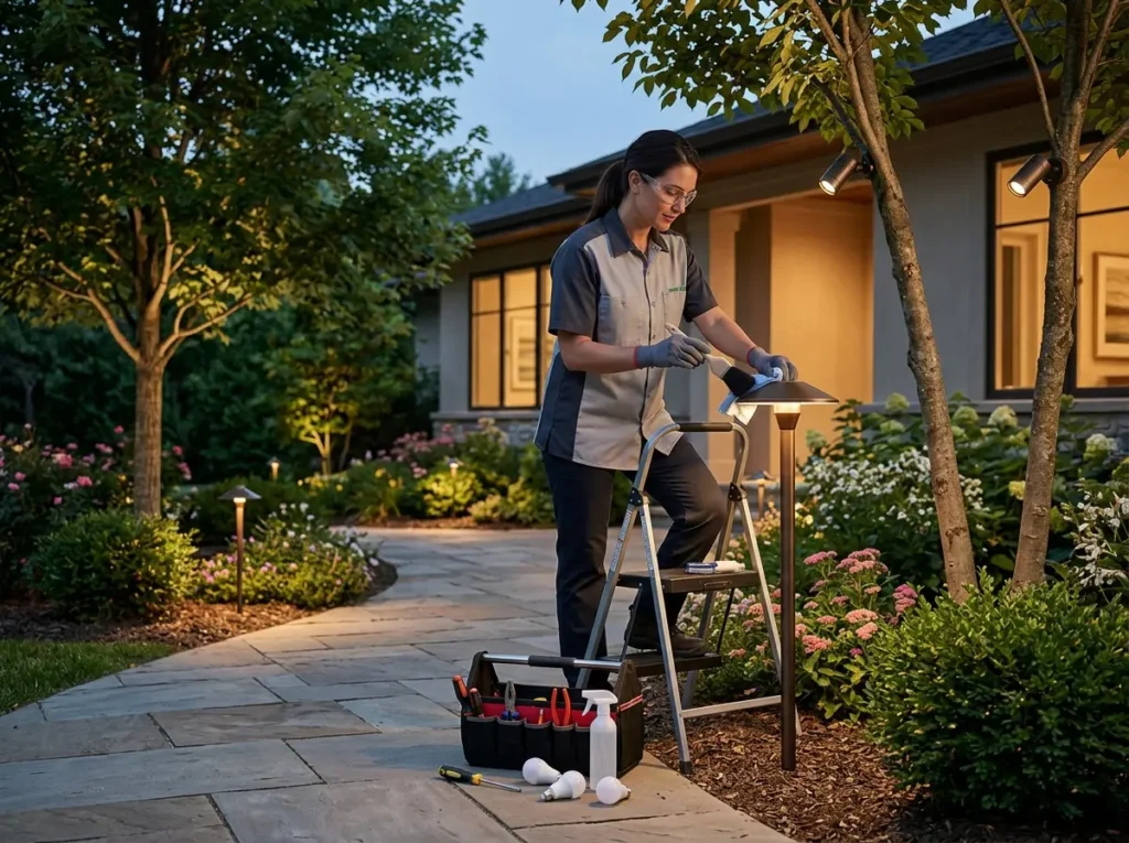 How Should You Handle Outdoor Lighting Maintenance