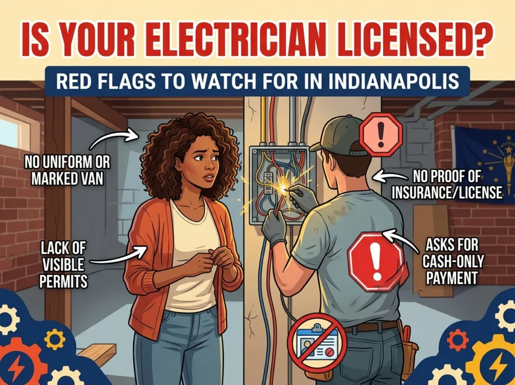 Is My Electrician Licensed Indianapolis Red Flags to Watch