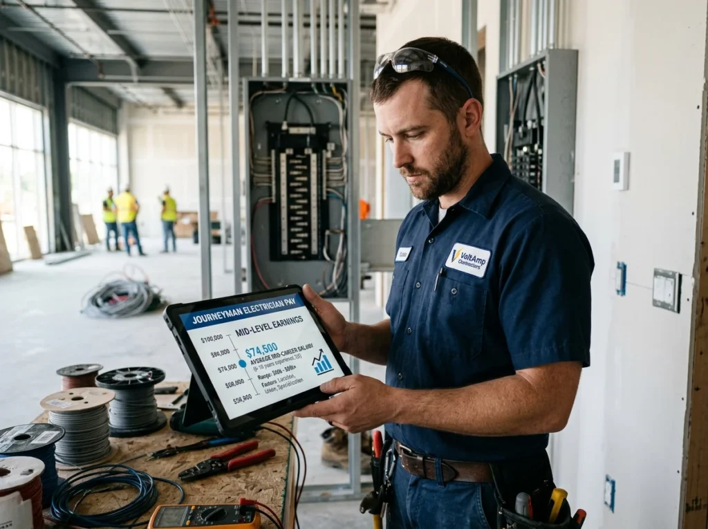Journeyman Electrician Pay Mid Level Earnings