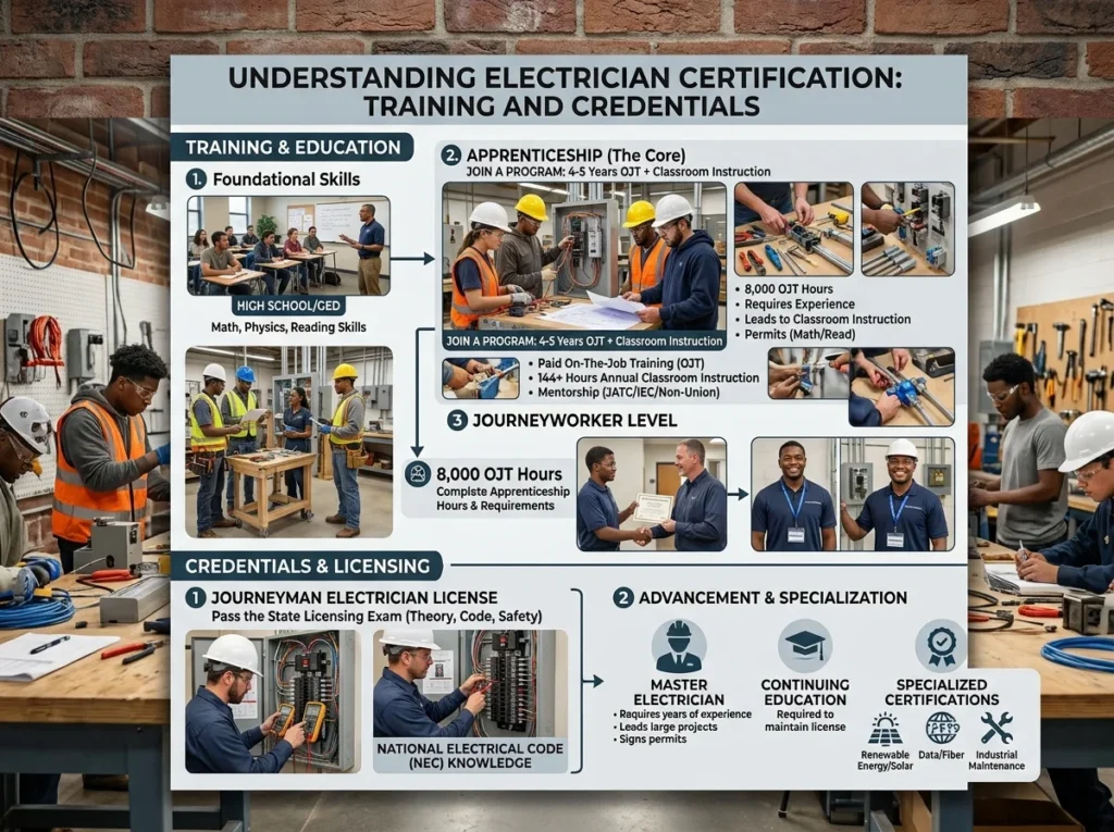 Understanding Electrician Certification Training And Credentials