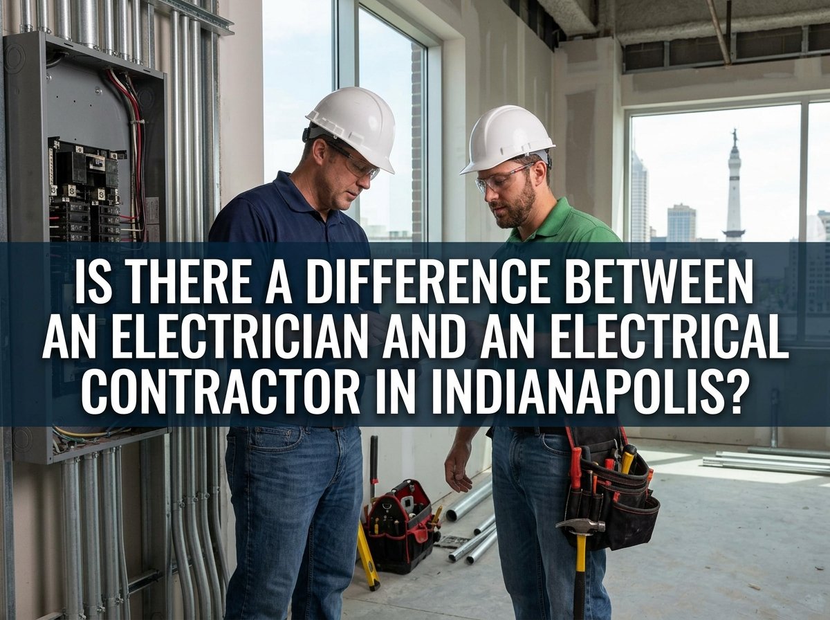 Is There a Difference Between an Electrician and an Electrical Contractor in Indianapolis?