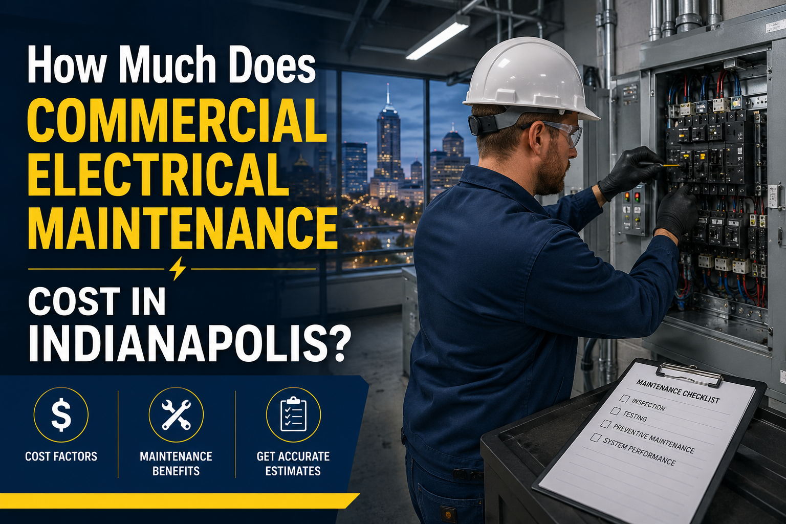 How Much Does Commercial Electrical Maintenance Cost in Indianapolis?