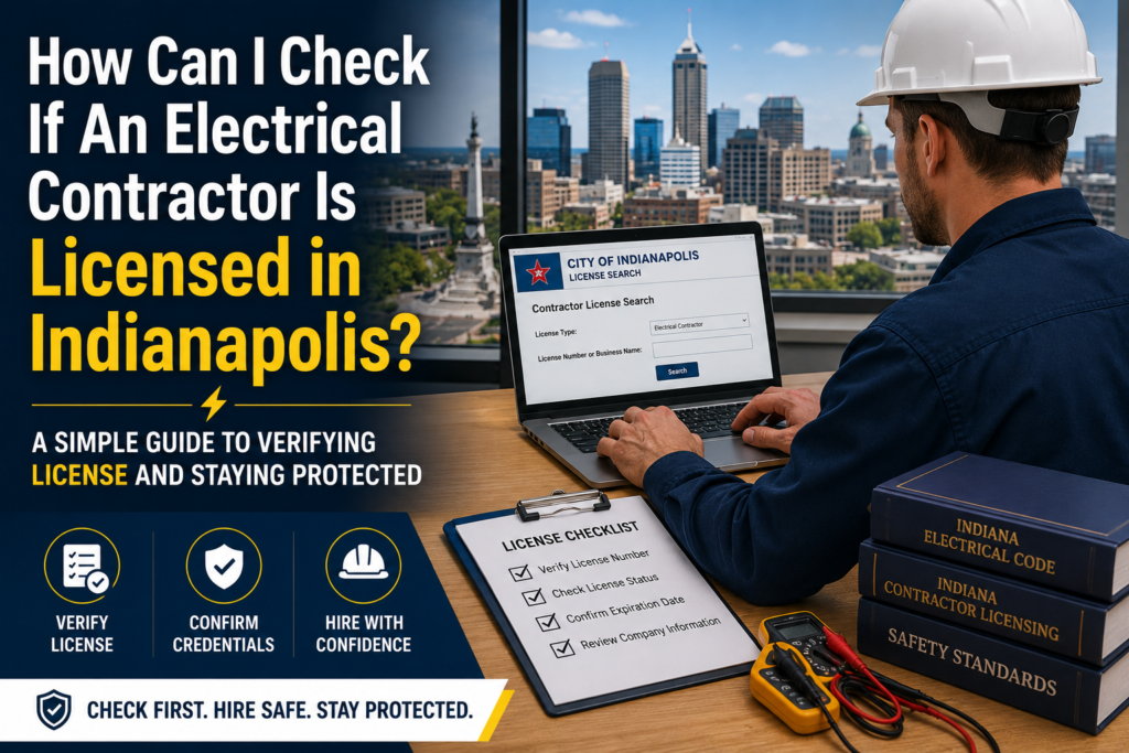 How Can I Check If An Electrical Contractor Is Licensed In Indianapolis? 