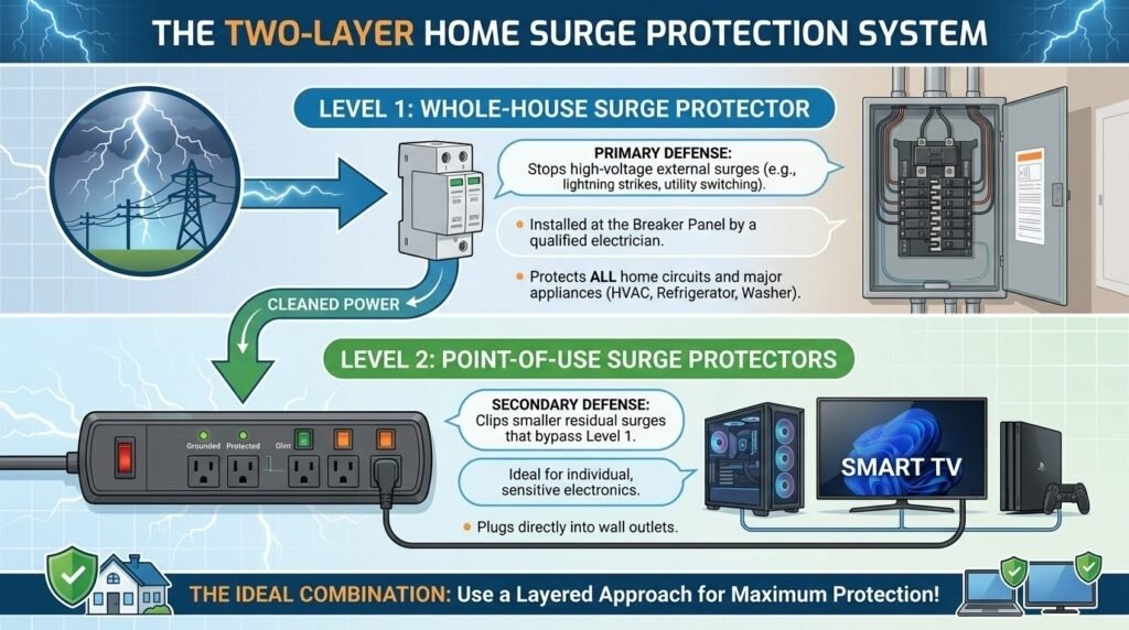 What Type of Surge Protector Does a Home Need?