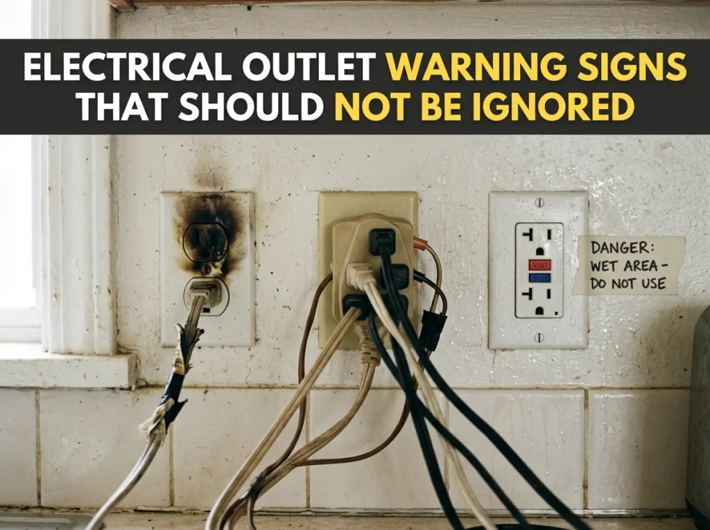 Electrical Outlet Warning Signs That Should Not Be Ignored